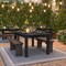 Flash Furniture Rectangle 38 in W, 60 in L, 30 in H, Pine Wood, Pinus Glabra, Black Wash XA-F-60X38-BW-GG - alternate 8